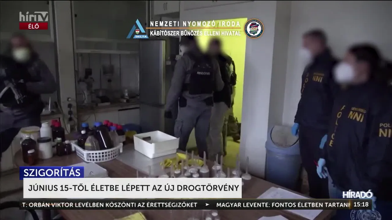 Vasárnaptól életbe lépett az új, szigorított drogellenes törvény + videó