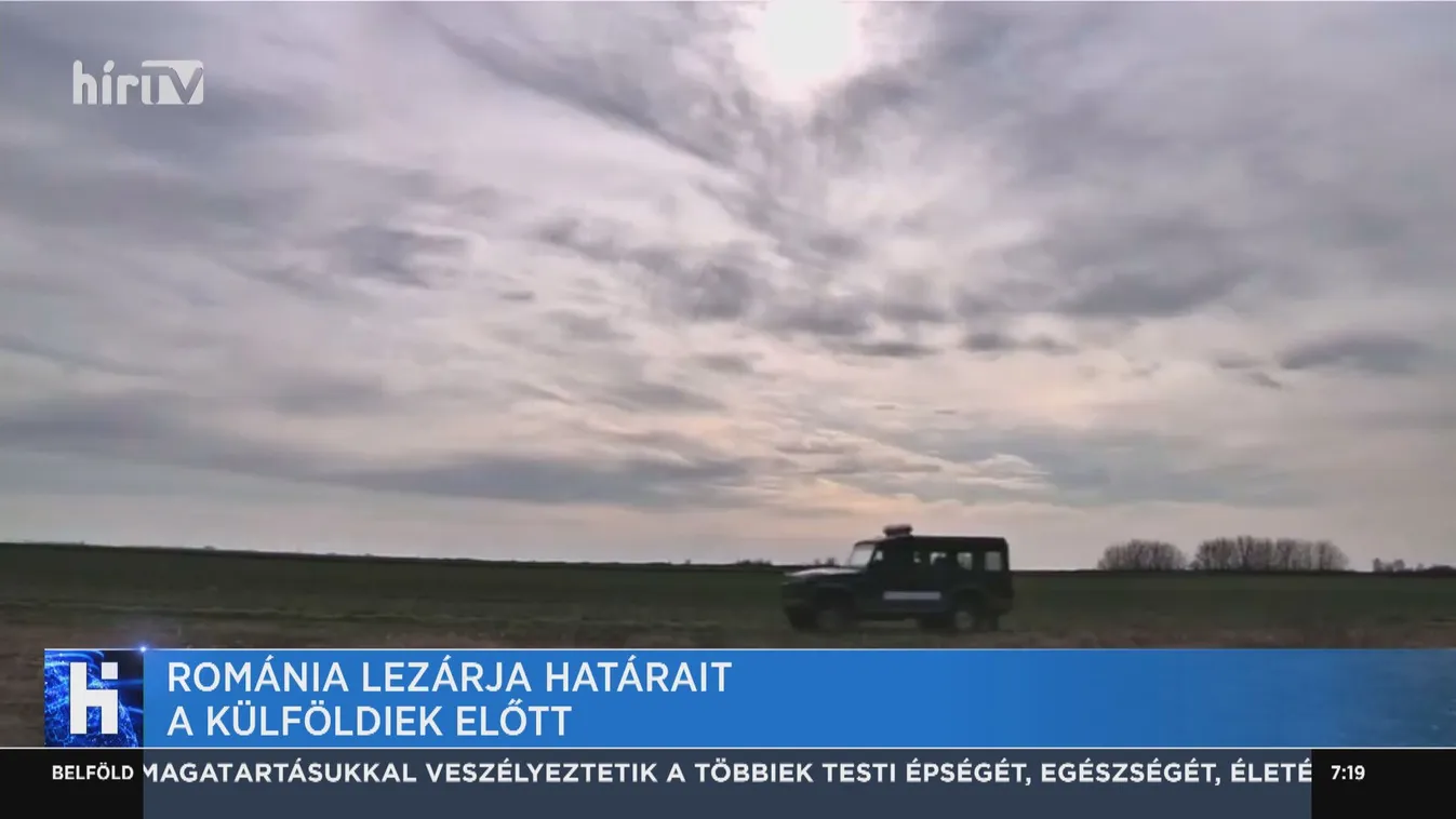 Románia lezárja határait a külföldiek előtt