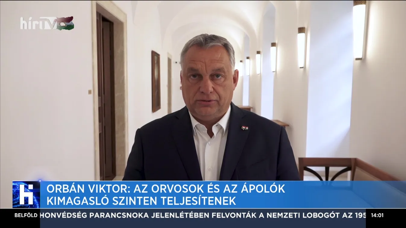 Orbán Viktor: Az orvosok és az ápolók kimagasló szinten teljesítenek
