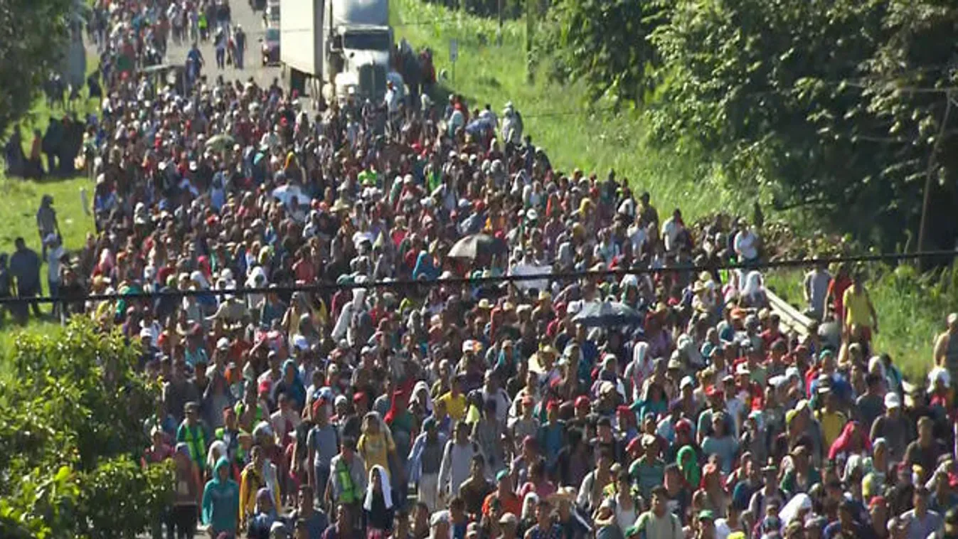 Újabb migránskaraván indult útnak Mexikóból az Egyesült Államok felé