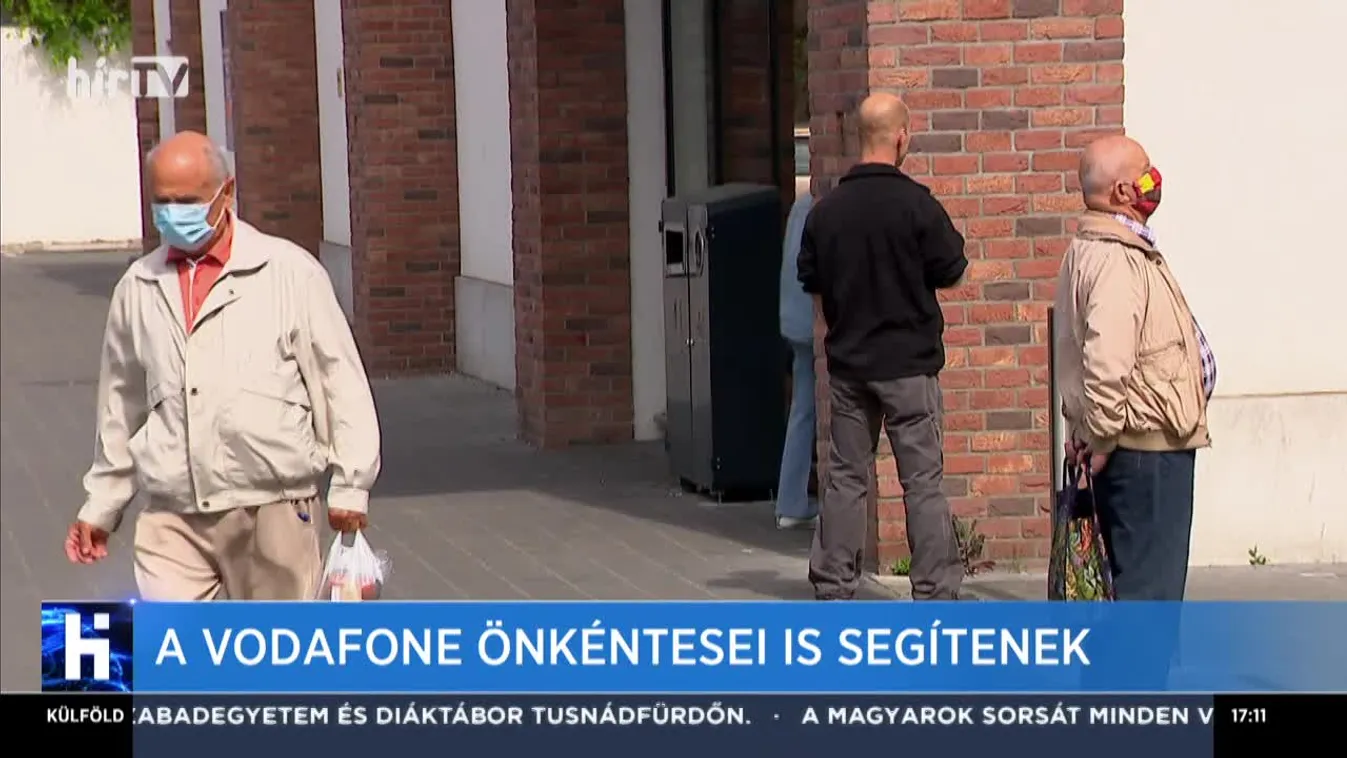 A Vodafone önkéntesei is segítenek