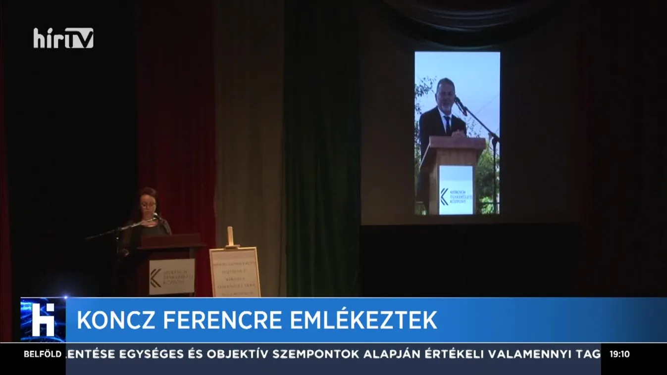 Koncz Ferencre emlékeztek