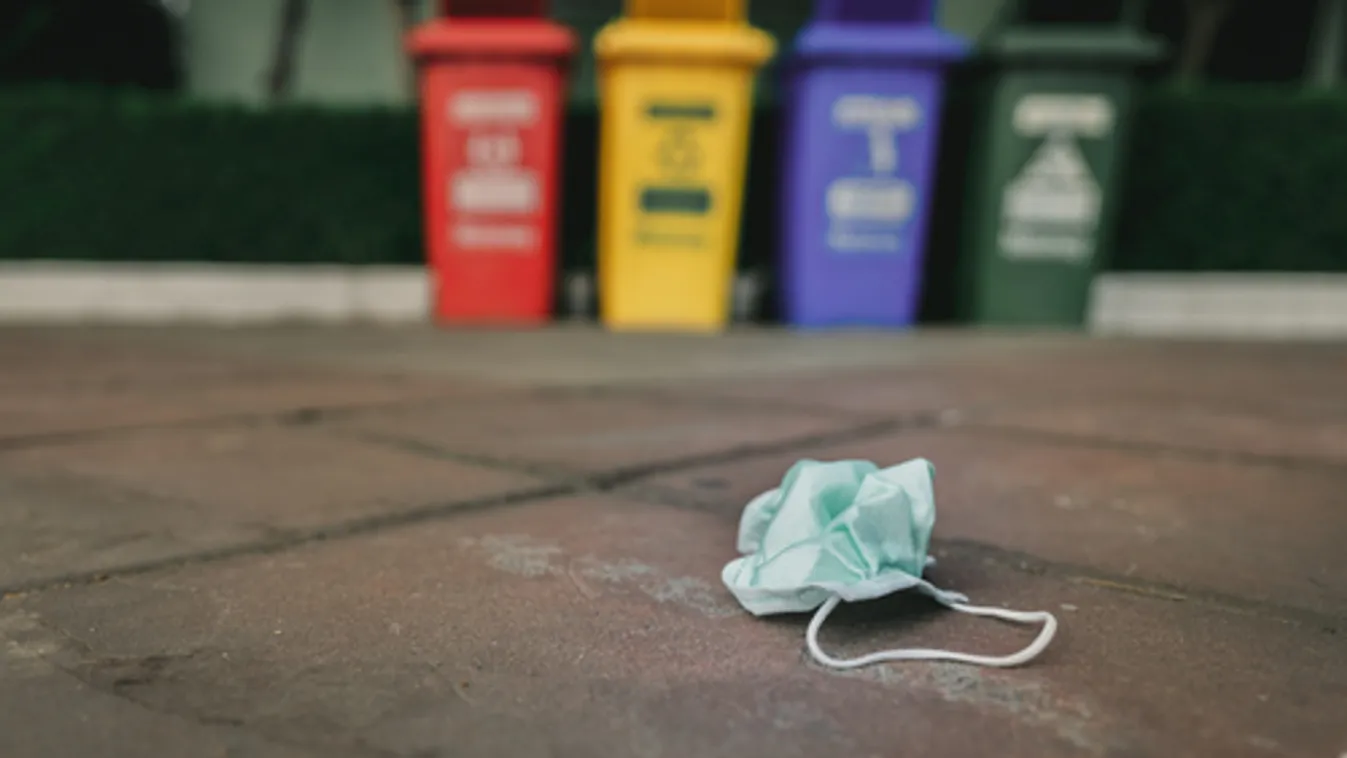 Komoly kihívást jelent a használt arcmaszkok újrahasznosítása