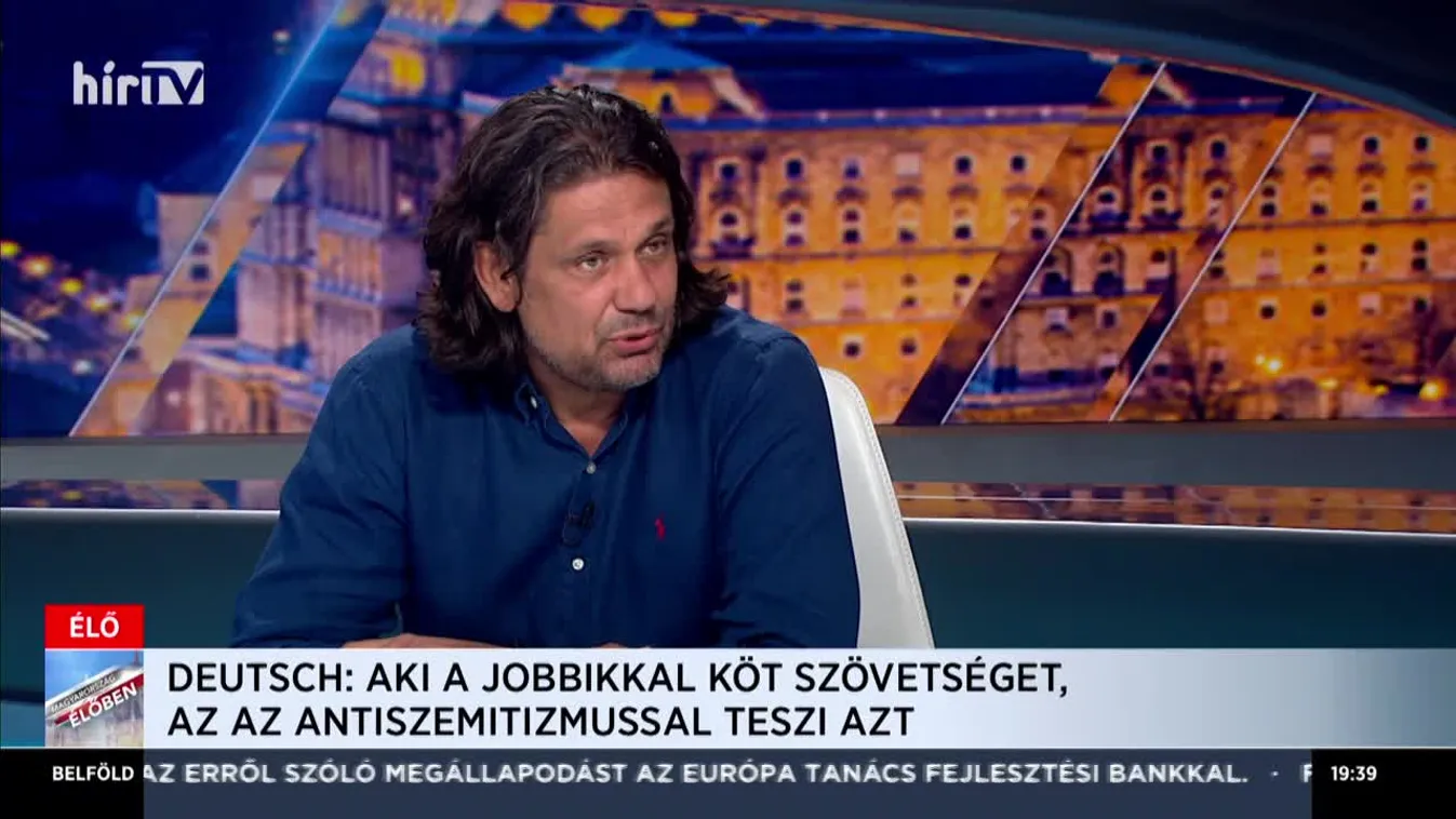 Deutsch Tamás: Aki a Jobbikkal köt szövetséget, az az antiszemitizmussal teszi azt