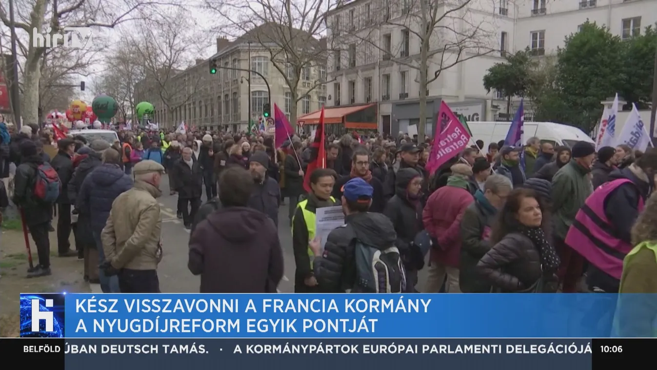 Kész visszavonni a francia kormány a nyugdíjreform egyik pontját