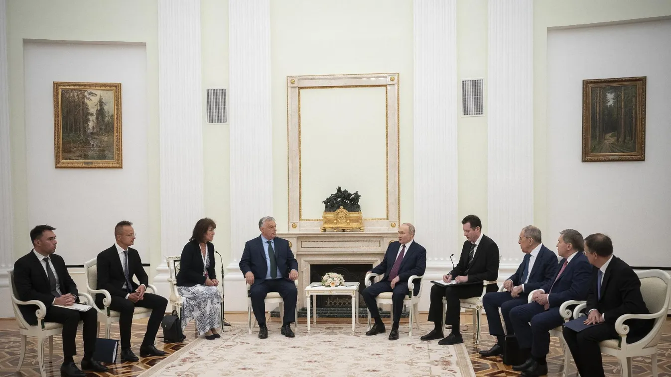 Orbán Viktor béketervekről tett fel kérdéseket Vlagyimir Putyinnak + videó