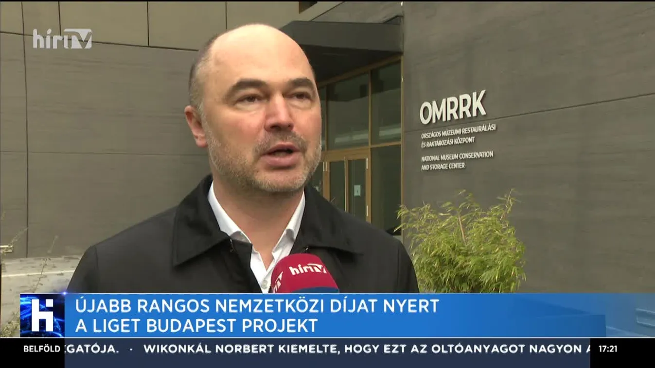 Újabb rangos nemzetközi díjat nyert a Liget Budapest Projekt