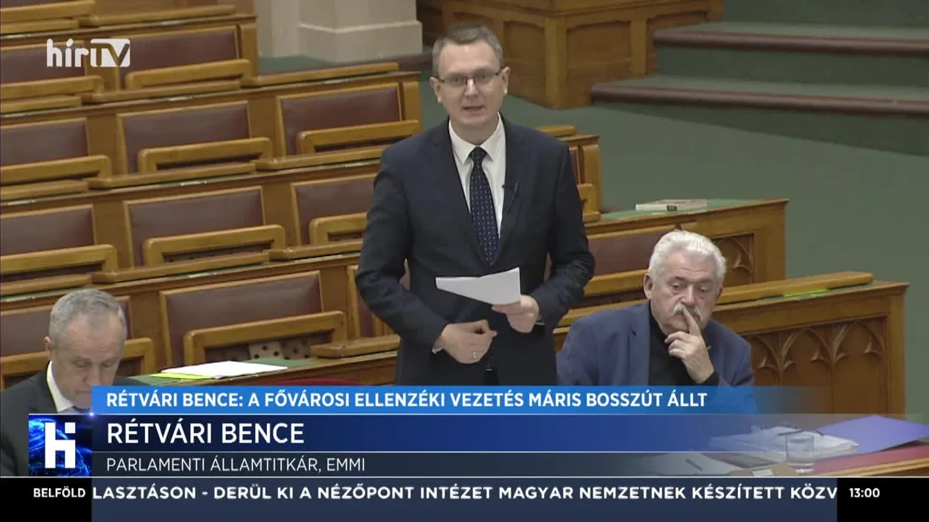 Rétvári Bence: A fővárosi ellenzéki vezetés máris bosszút állt