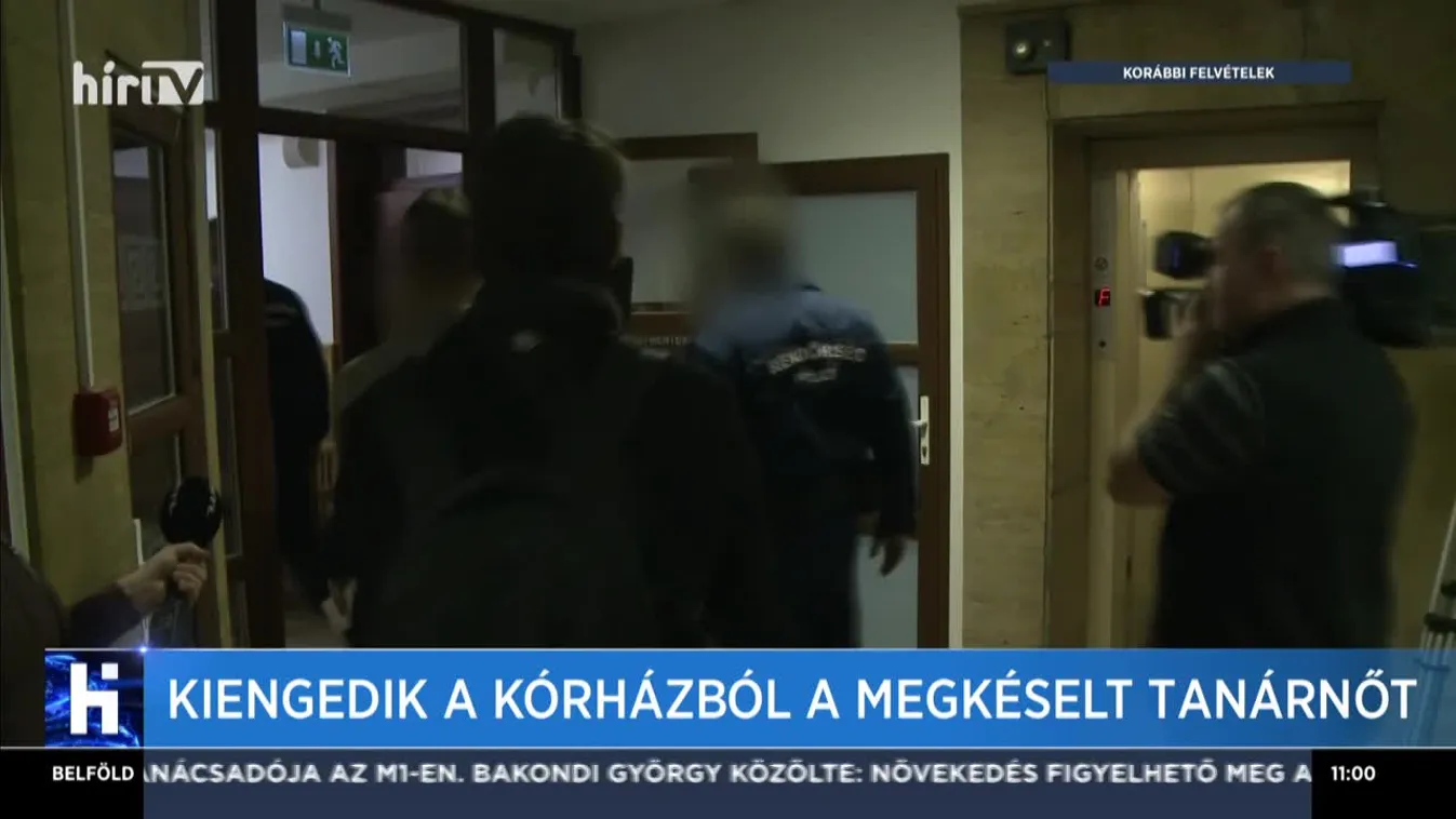 Kiengedik a kórházból a megkéselt tanárnőt