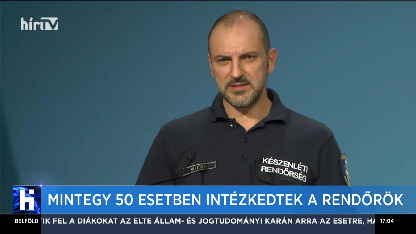 Mintegy 50 esetben intézkedtek a rendőrök
