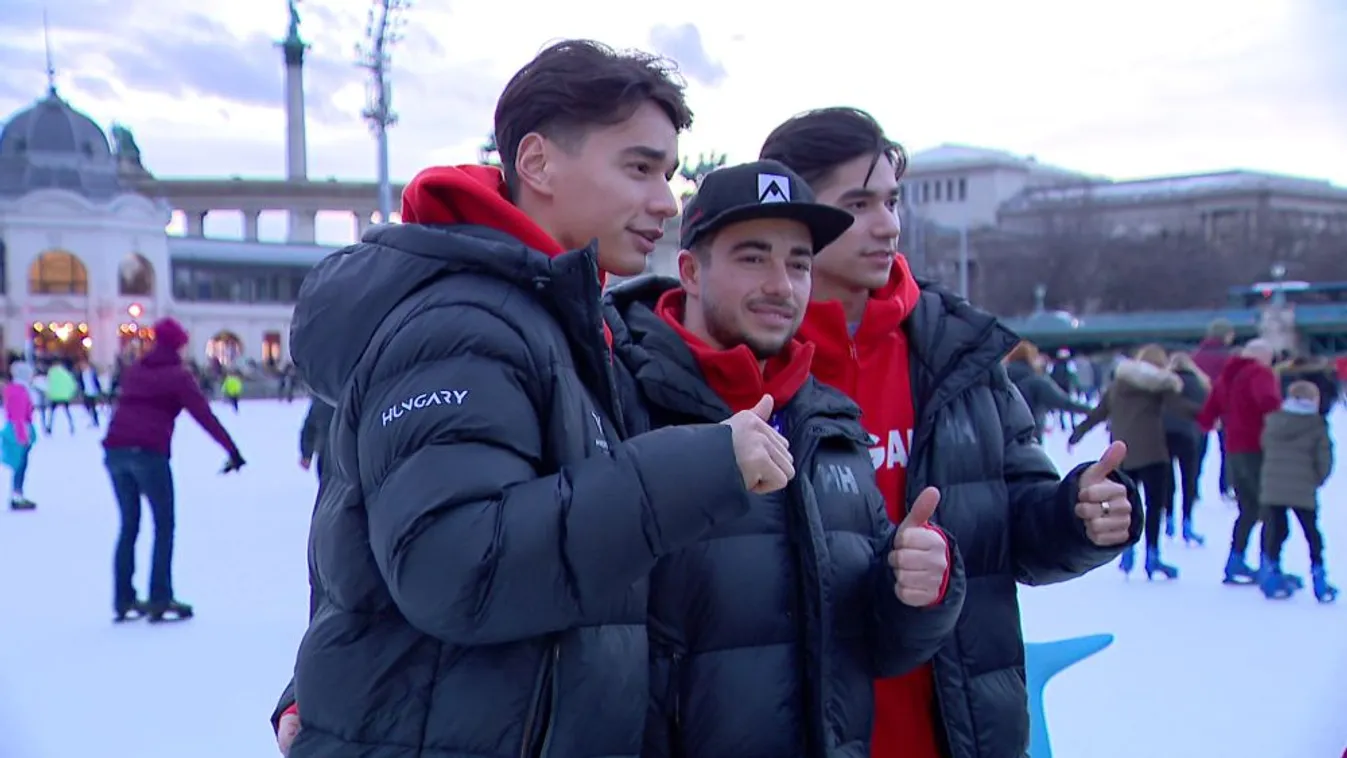 Téli olimpikonok a Városligeti Műjégpályán