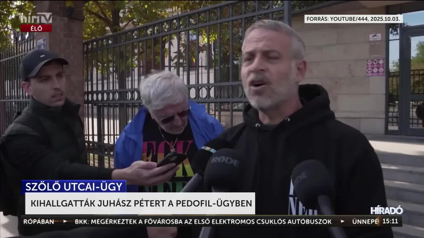 KIHALLGATTÁK JUHÁSZ PÉTERT A PEDOFIL-ÜGYBEN