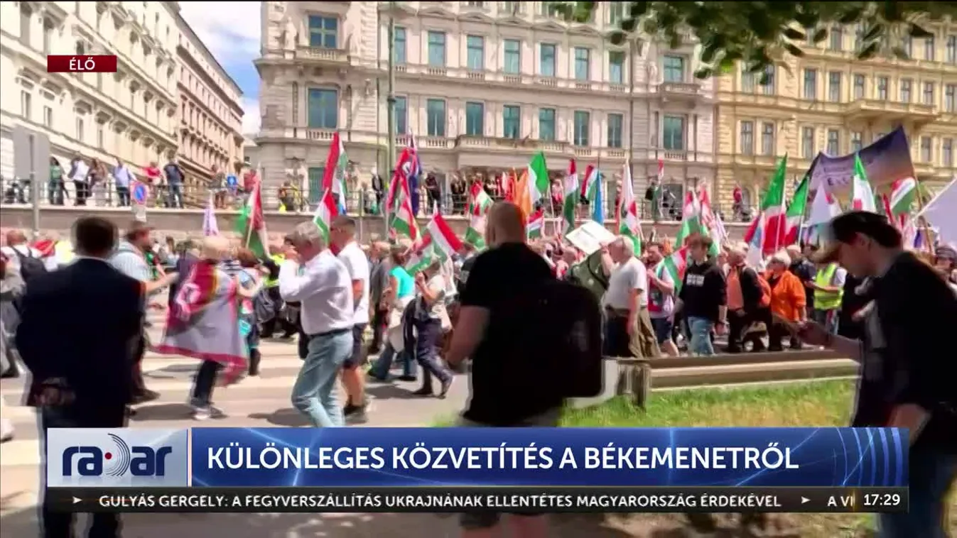 Radar - KÜLÖNLEGES KÖZVETÍTÉS A BÉKEMENETRŐL