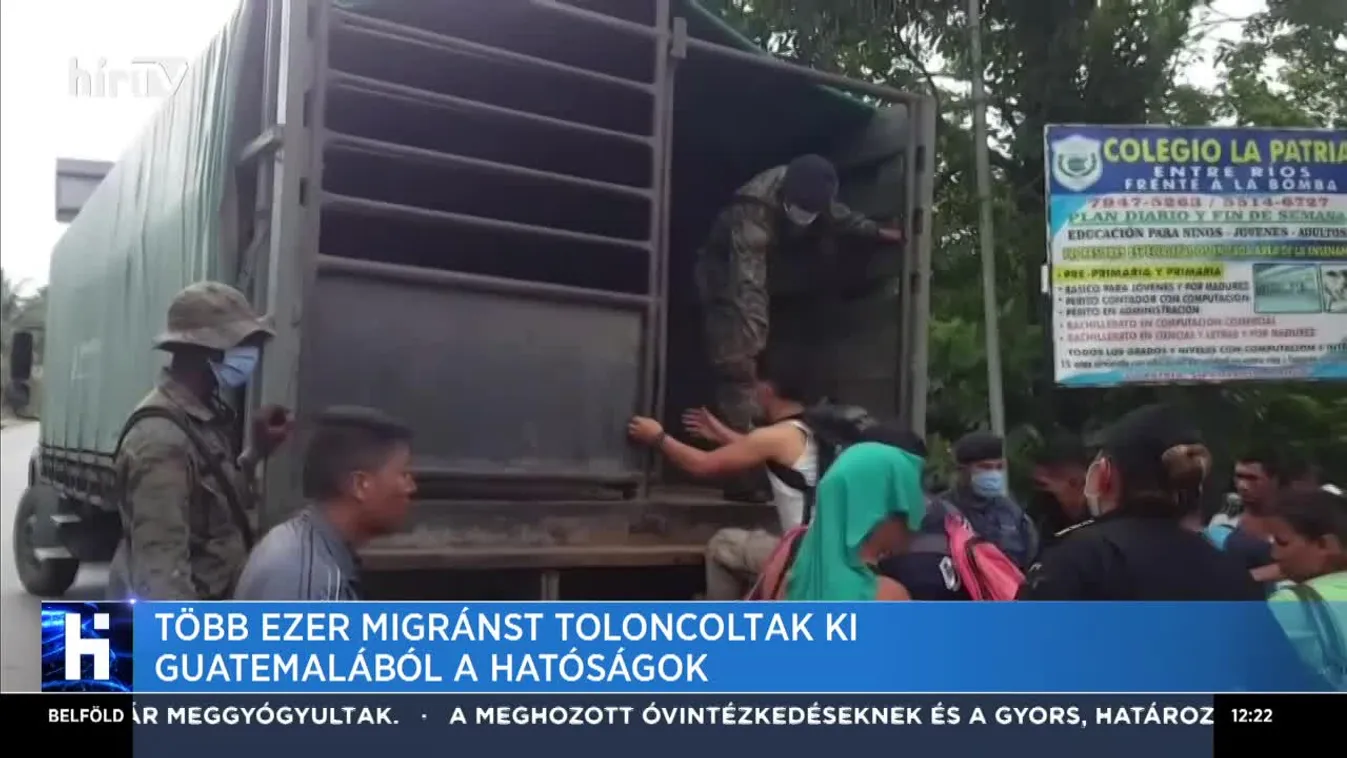 Ezreket toloncoltak ki Guatemalából, sok migráns próbál belépni Magyarországra