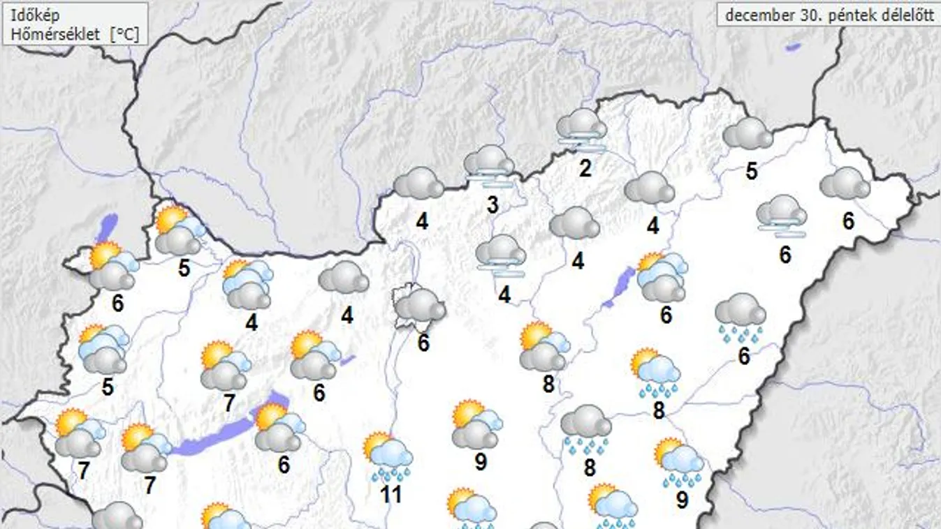 Enyhe idővel ér véget az év, akár 17 fok is lehet