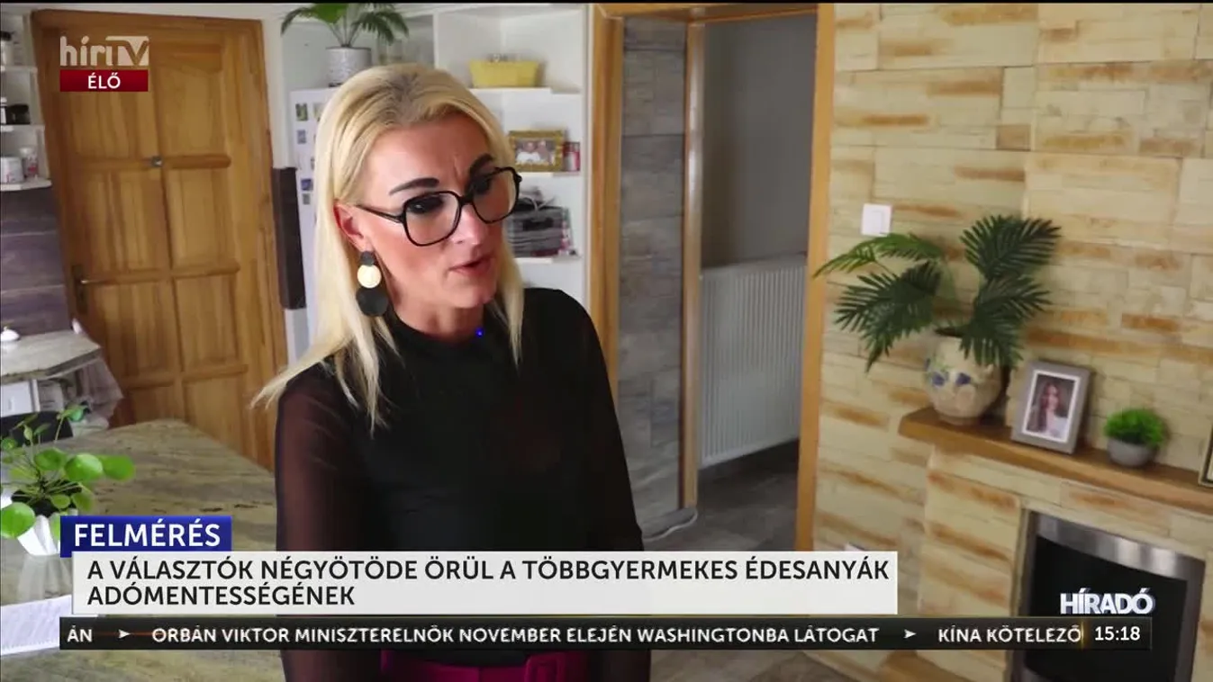 A VÁLASZTÓK NÉGYÖTÖDE ÖRÜL A TÖBBGYERMEKES ÉDESANYÁK ADÓMENTESSÉGÉNEK