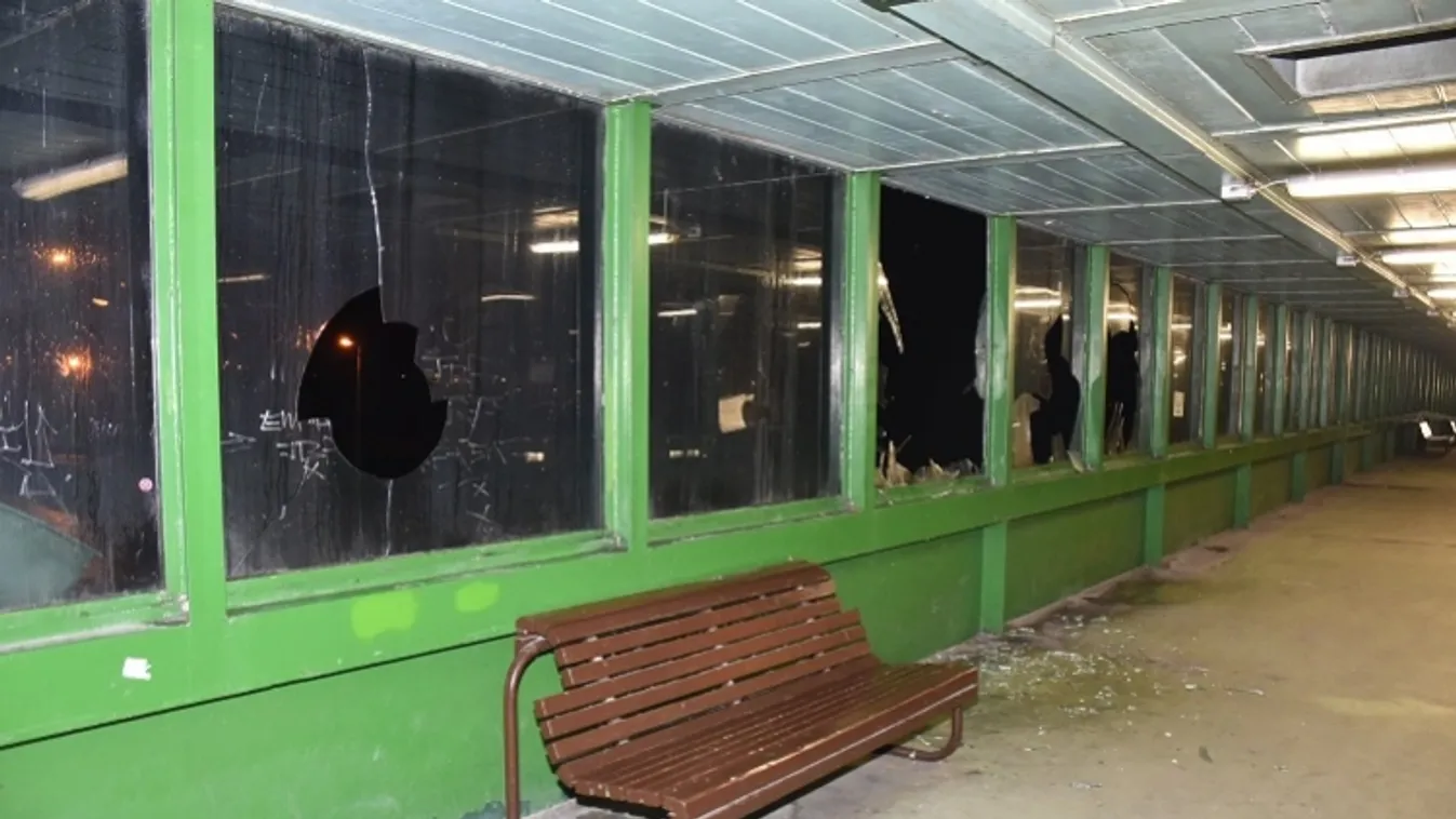 Őrült tombolásba kezdett a tatabányai vasútállomáson