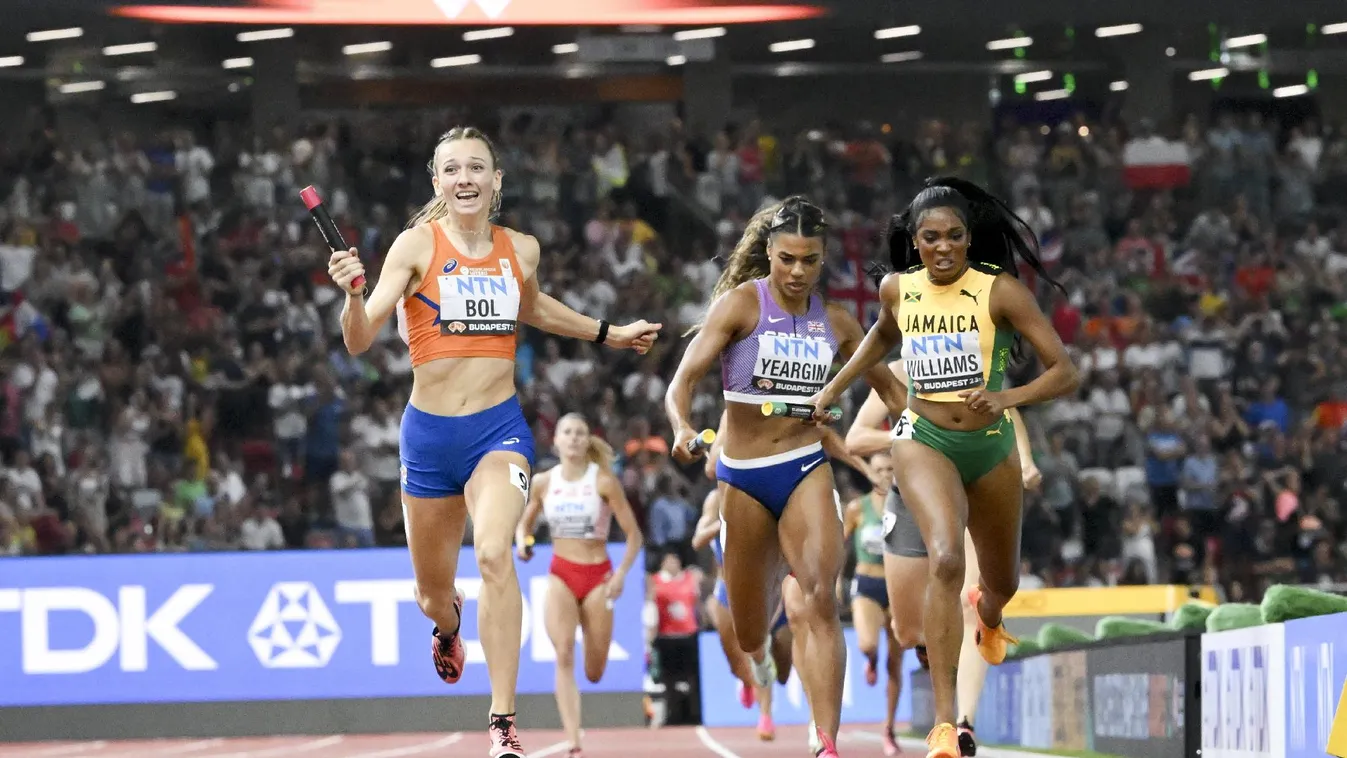 Femke Bol parádés futásával Hollandia a női 4x400-as világbajnok