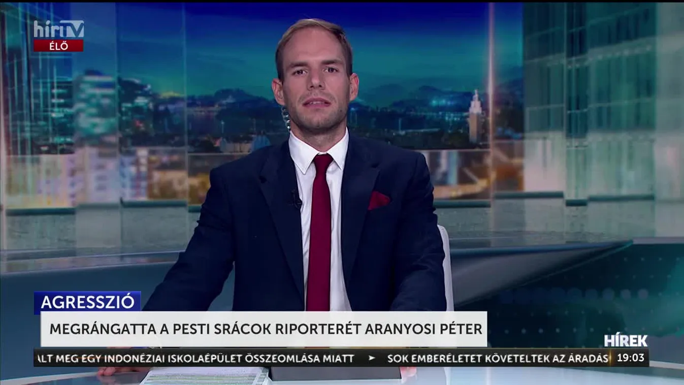 Megrángatta a Patrióta riporterét Aranyosi Péter