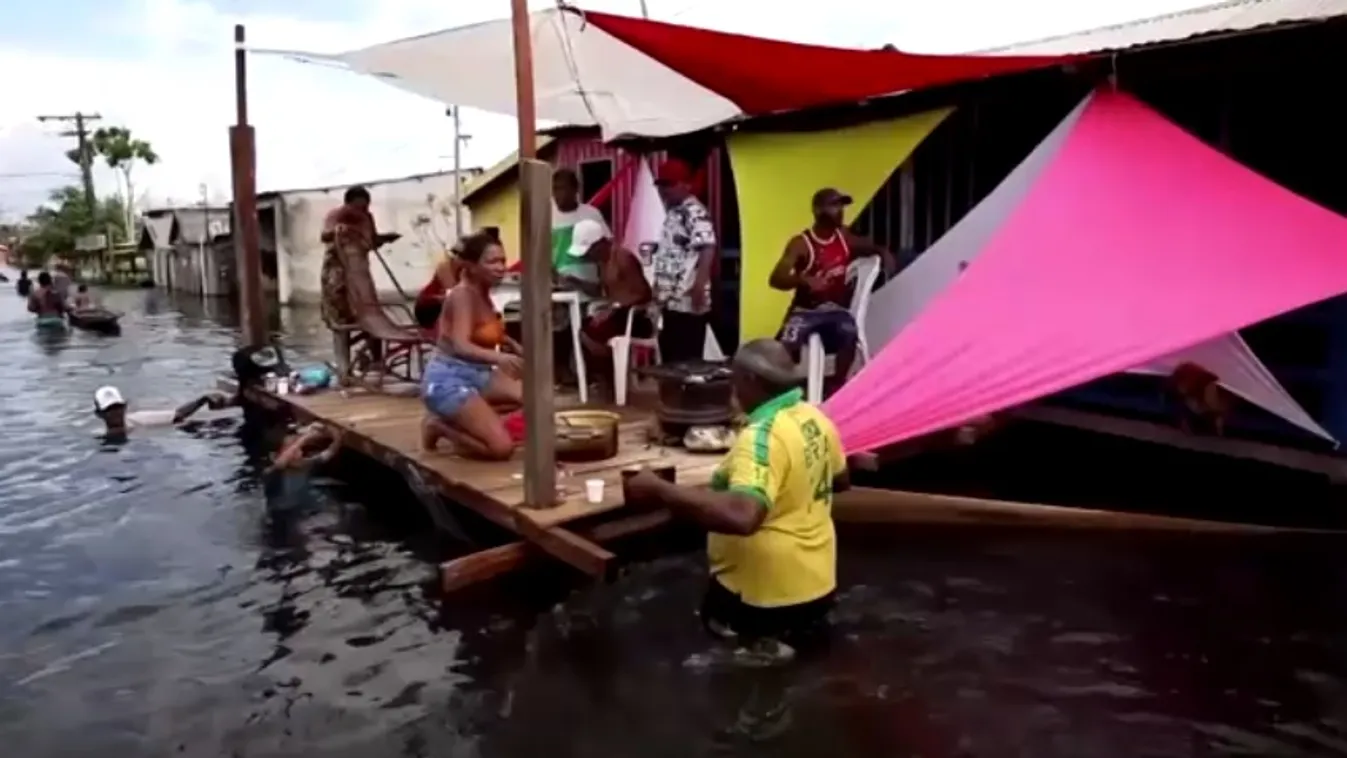 Csaknem 100 éve nem tapasztalt mértékben nőtt a Rio Negro vízszintje