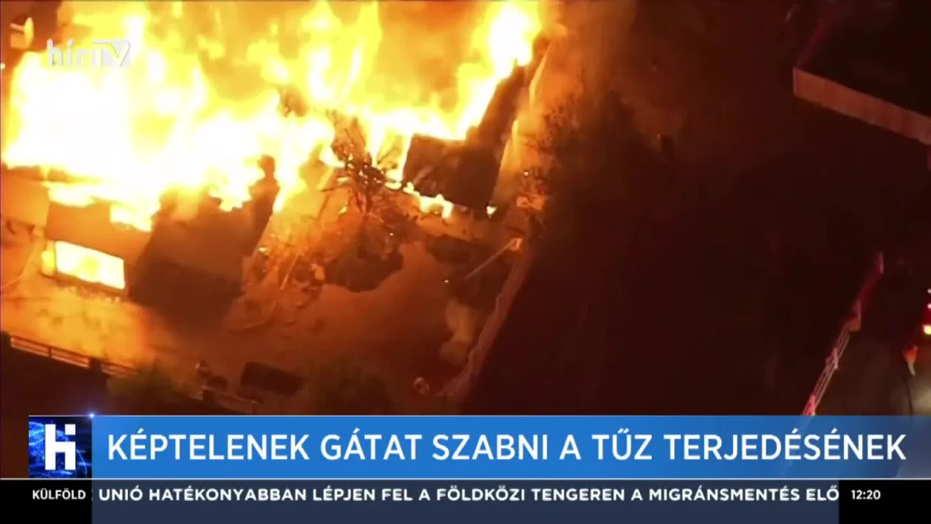 Erdő- és bozóttüzek Kaliforniában