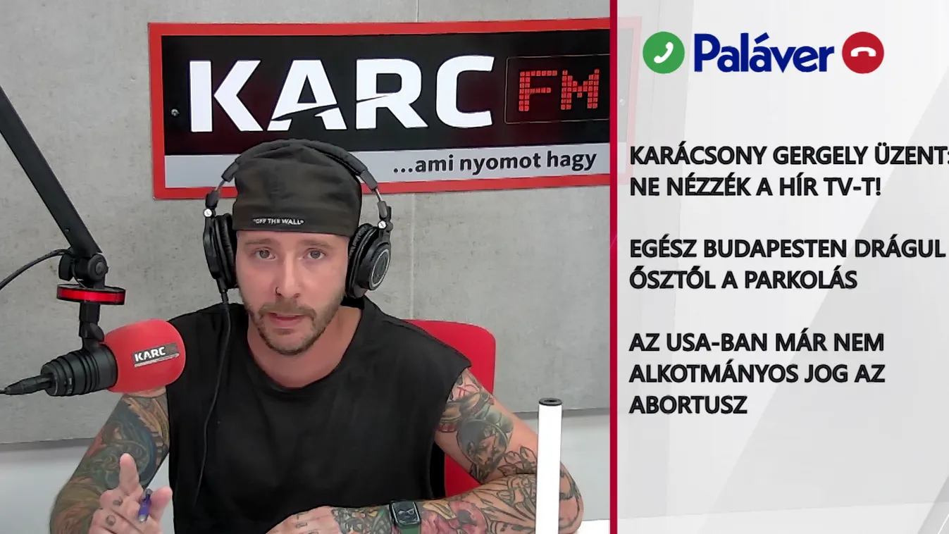 Paláver - Karácsony Gergely üzent: Ne nézzék a HírTV-t!