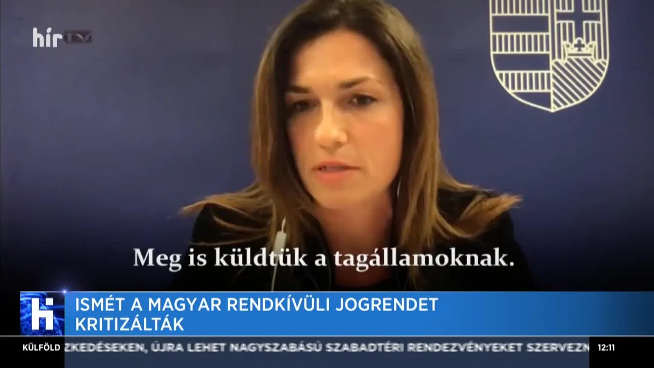 Ismét a magyar rendkívüli jogrendet kritizálták