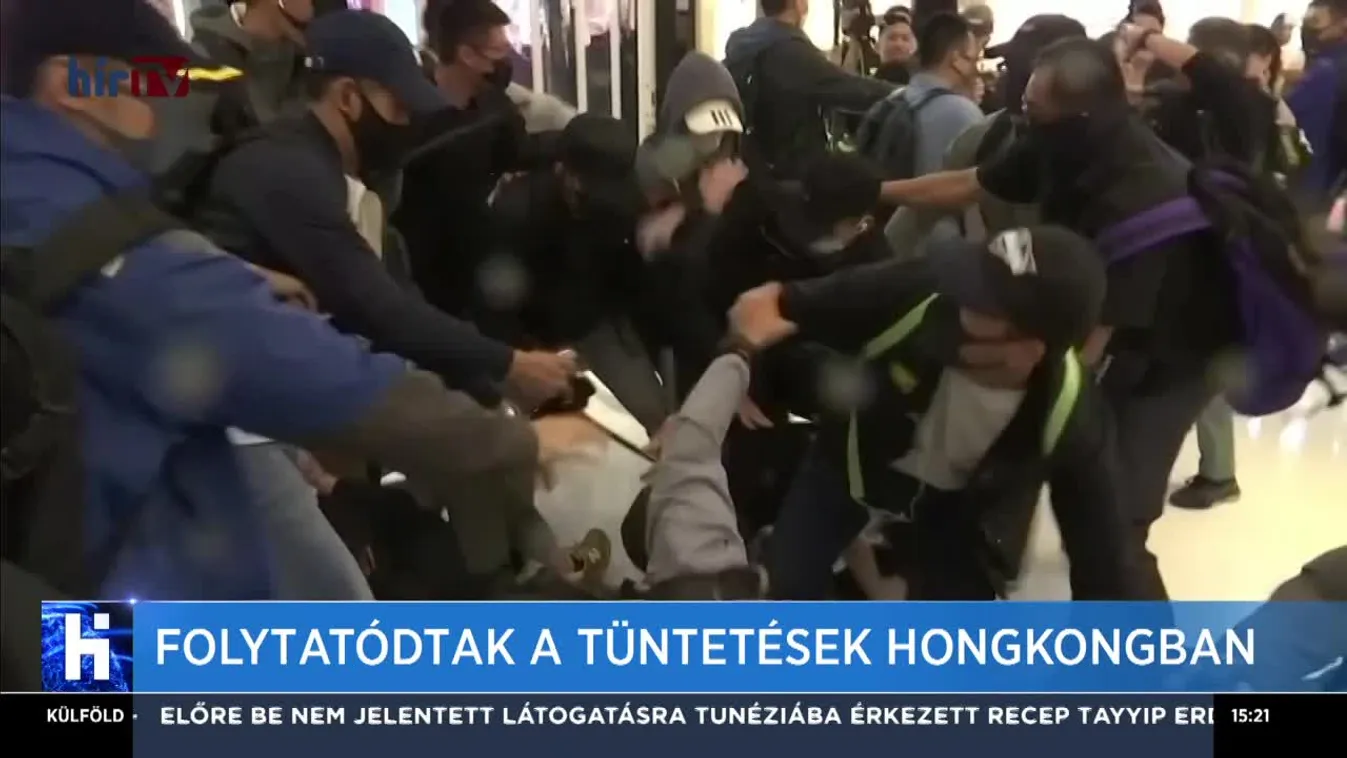 Újabb összecsapások Hongkongban