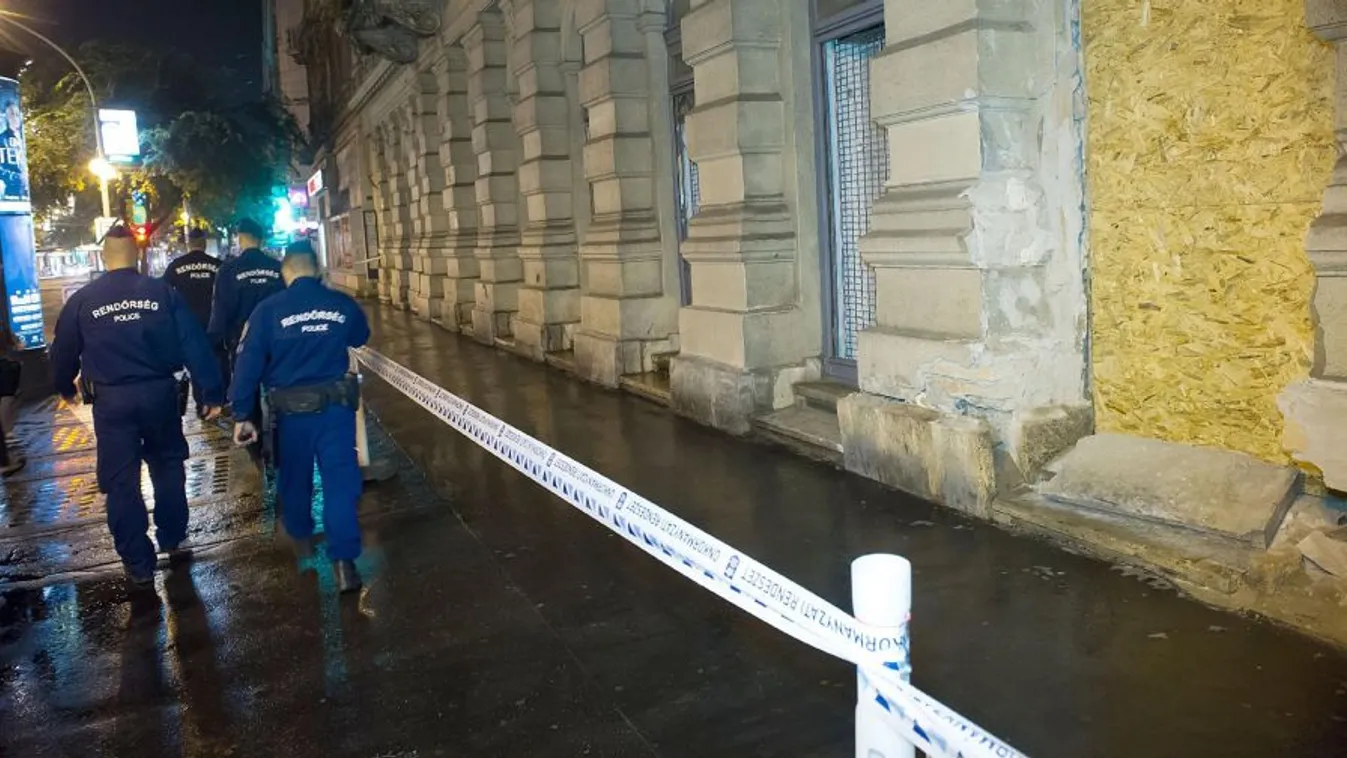 Teréz körúti robbantás: újra munkában a sérült rendőrök