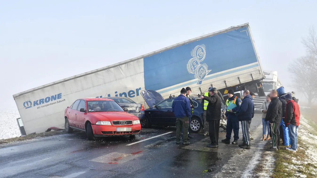 Húsznál is több jármű szállt egymásba