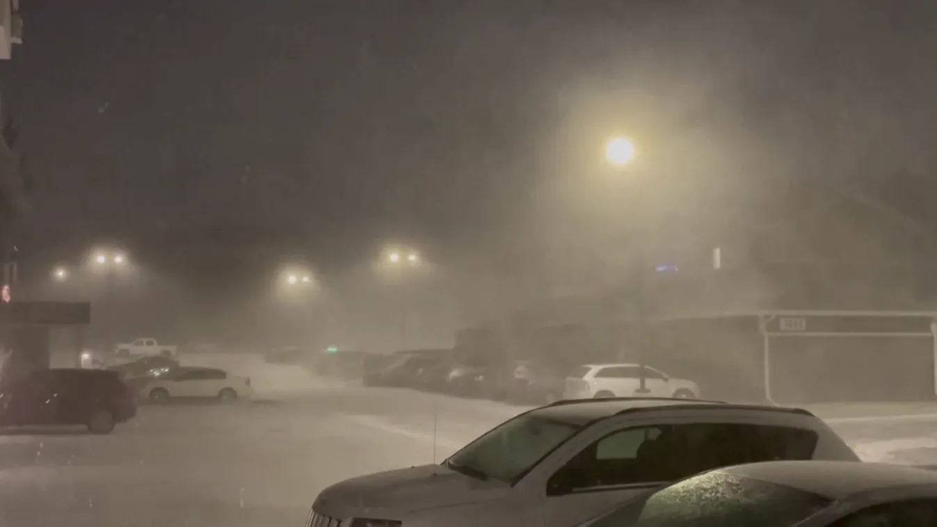 Téli viharzóna az Egyesült Államokban