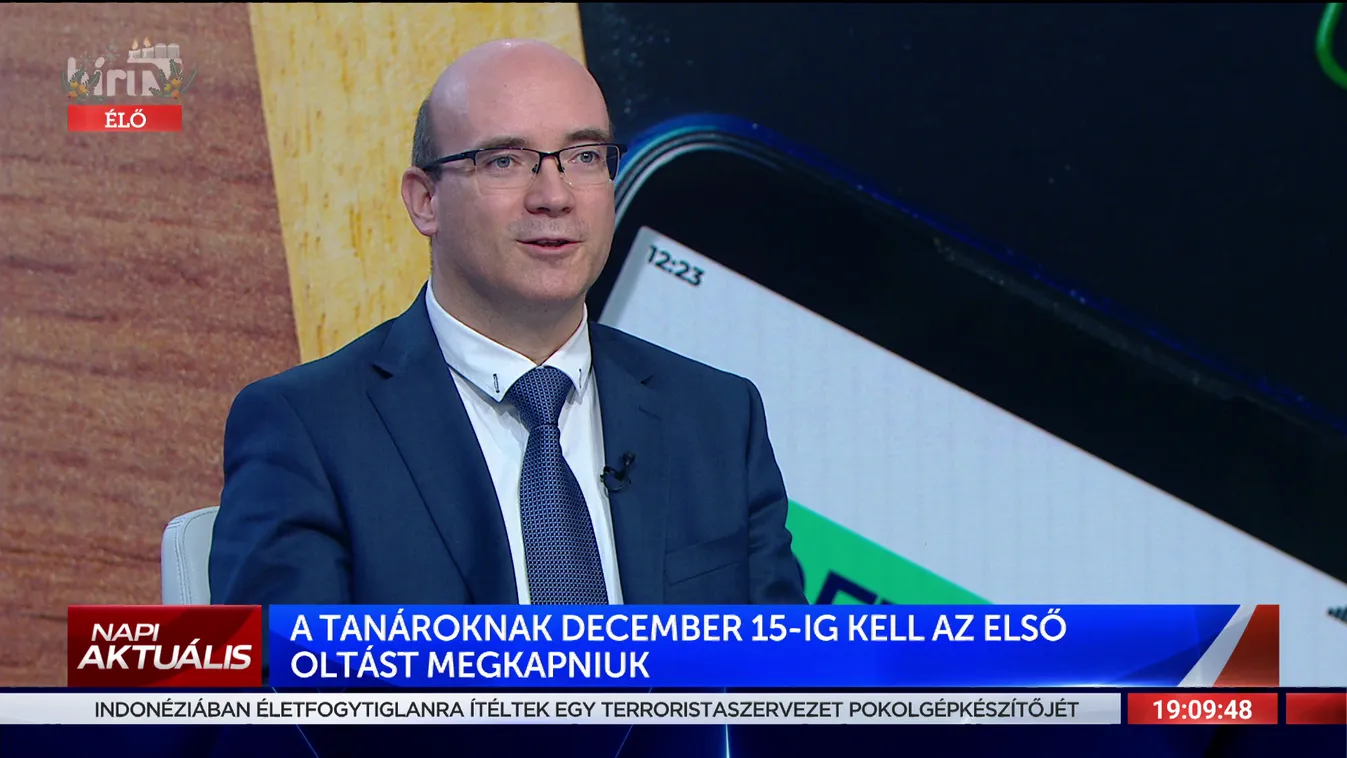 Majdnem 15 ezer pedagógus még nem kapta meg a koronavírus elleni vakcinát