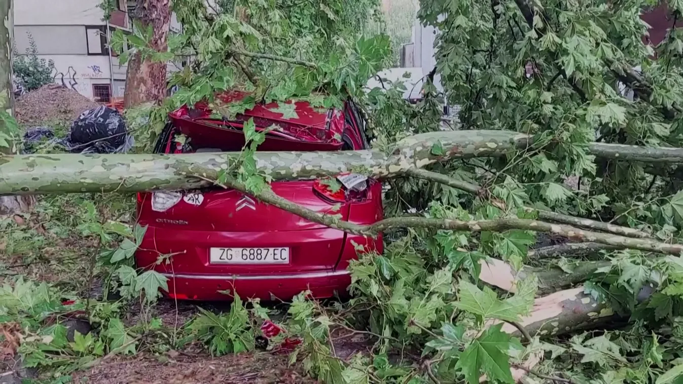 Pusztító vihar csapott le Horvátországra és Szlovéniára