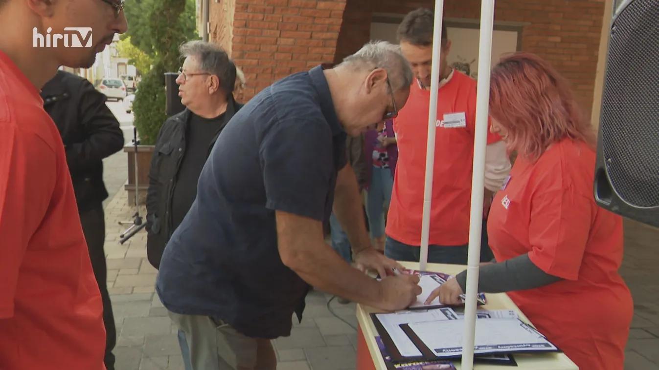 Országszerte zajlik az aláírásgyűjtés a Stop, Gyurcsány! Stop, Karácsony! petícióhoz