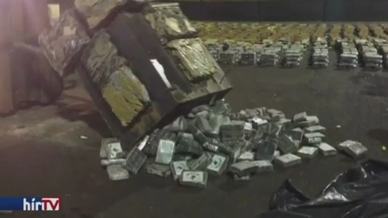 Hat tonna kokaint találtak egy kikötőben