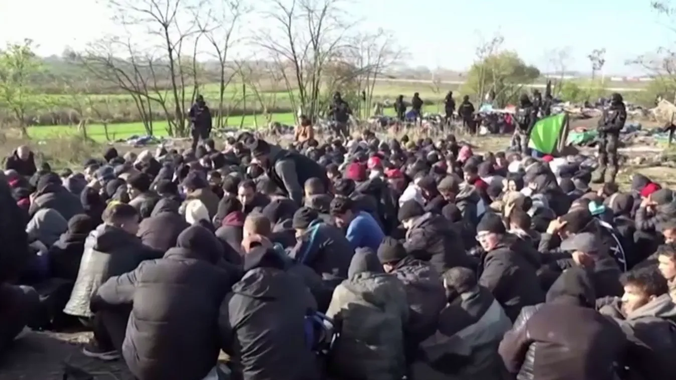 Migránsok torlódtak fel Szerbia déli részén + videó