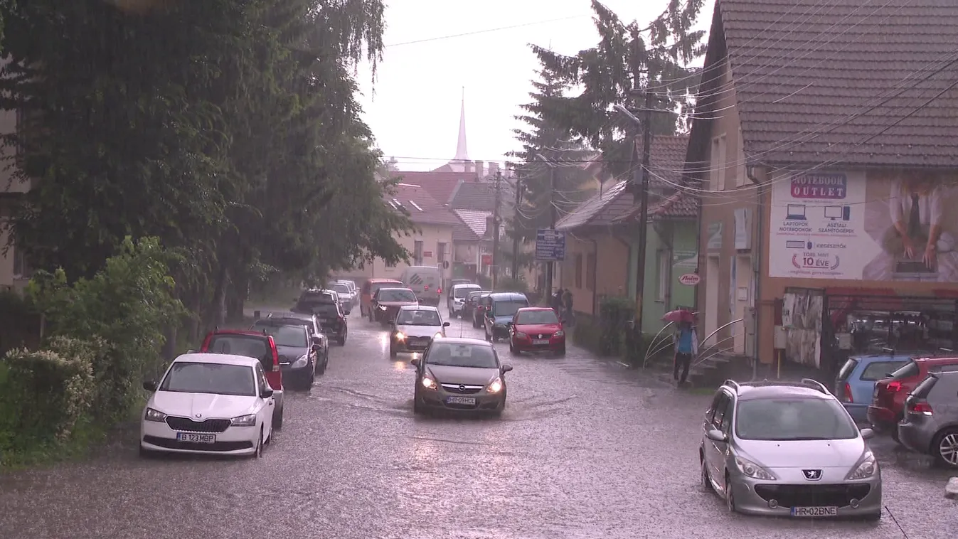 Székelyudvarhelyet sem kímélte a vihar