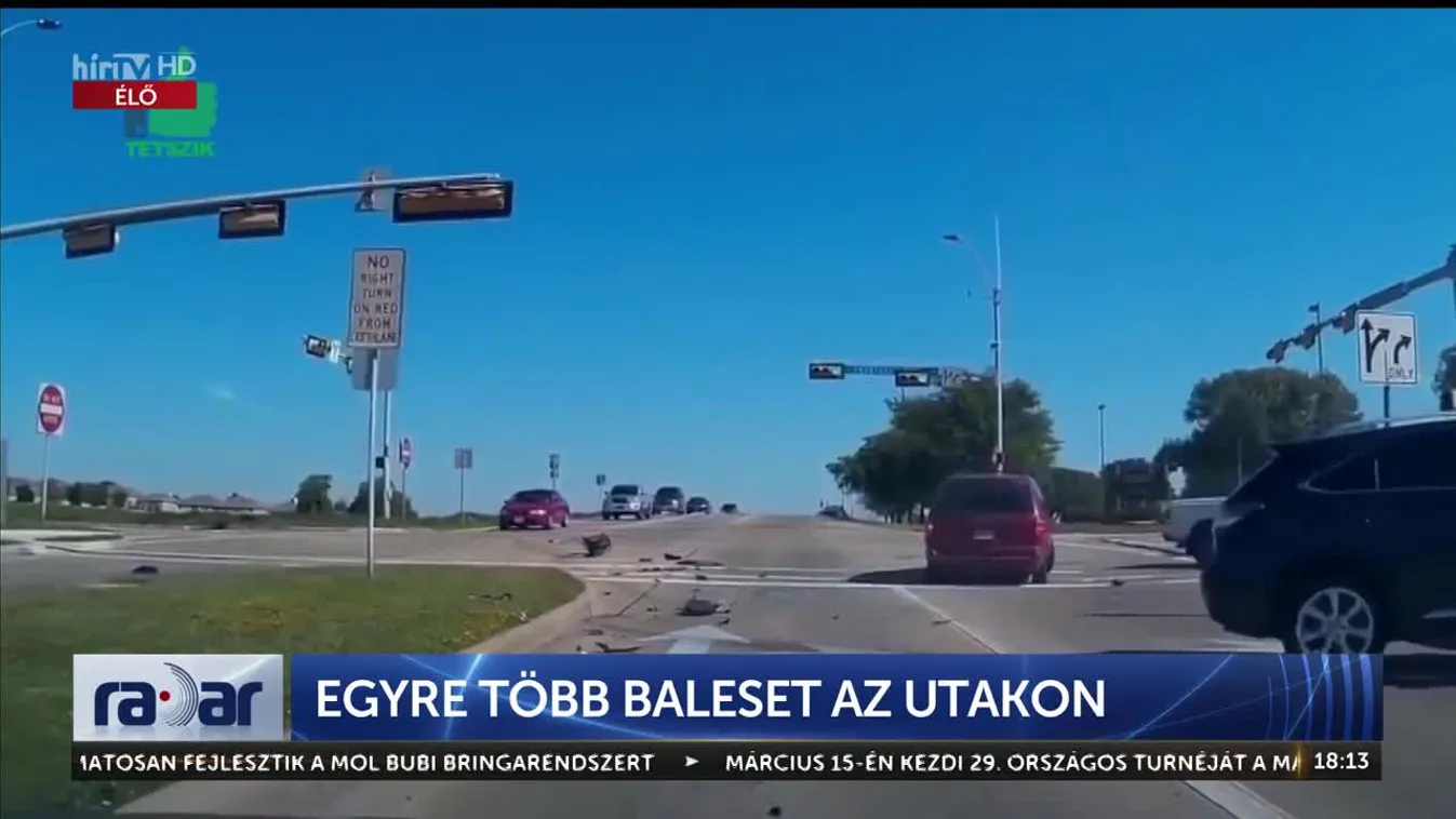 Radar - Sűrűsödő közúti balesetek