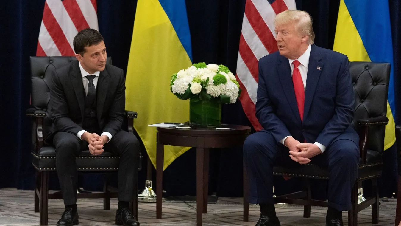 Egy tévéinterjúban üzente meg Zelenszkij Trumpnak, hogy álljon elő béketervével