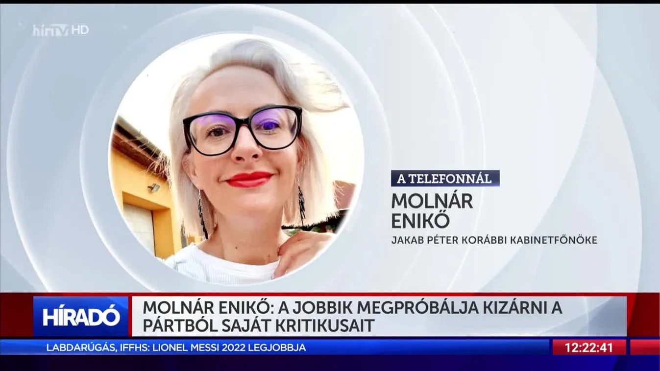 Molnár Enikő: A Jobbik megpróbálja kizárni a pártból saját kritikusait