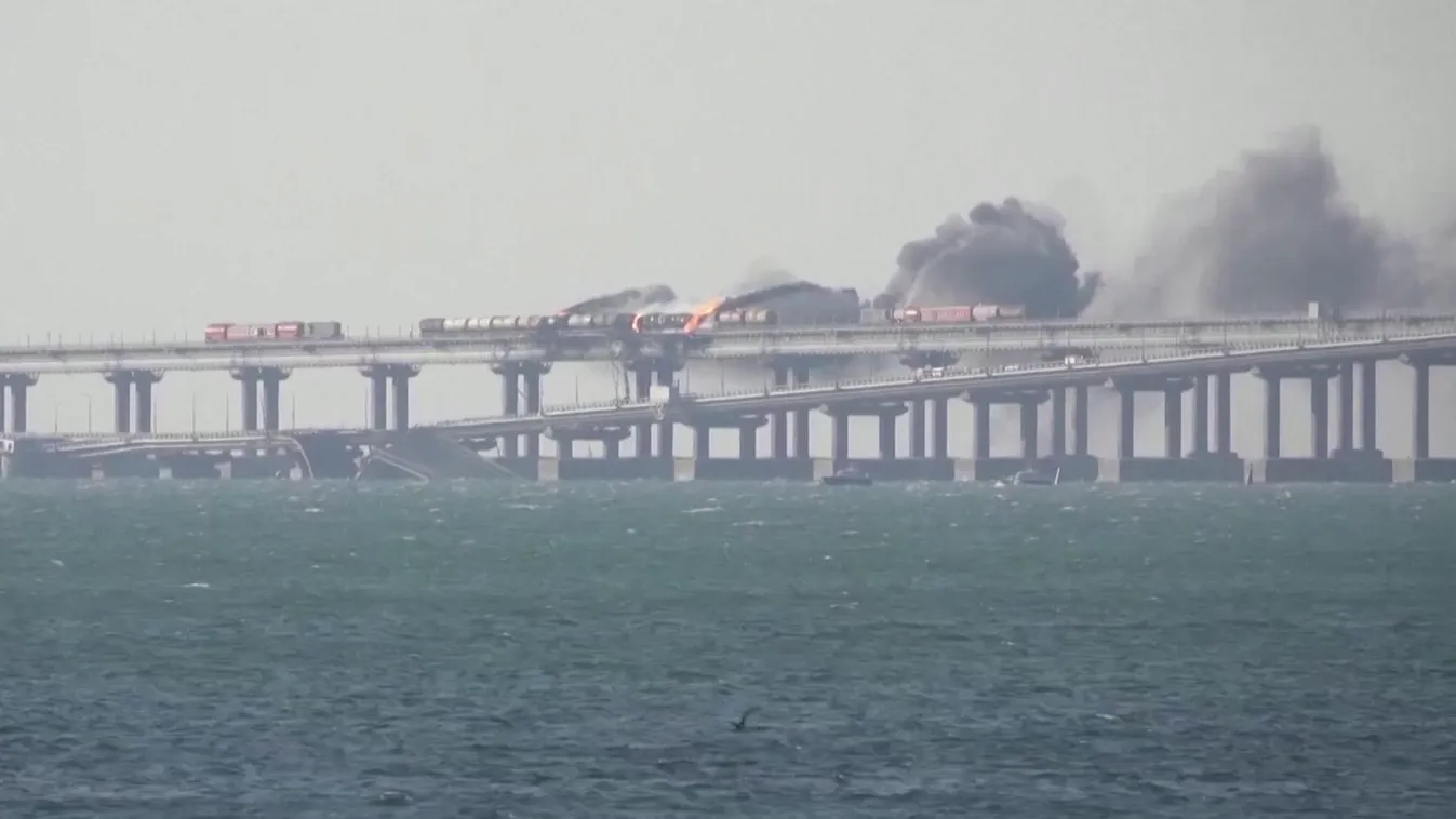 Kijev elismerte a felelősséget a Krími-híd elleni támadásban