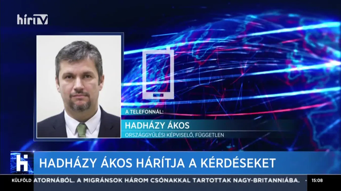 Hadházy Ákos hárítja a kérdéseket