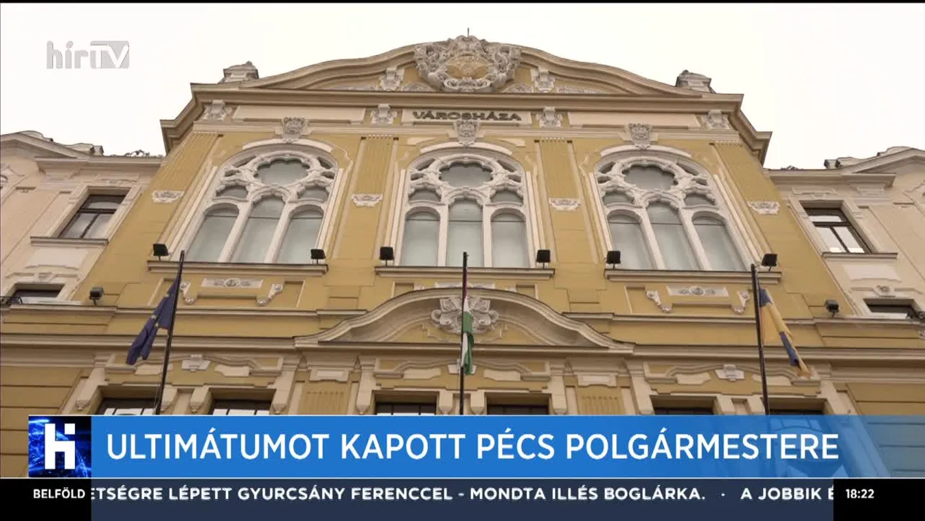 Ultimátumot kapott Pécs polgármestere