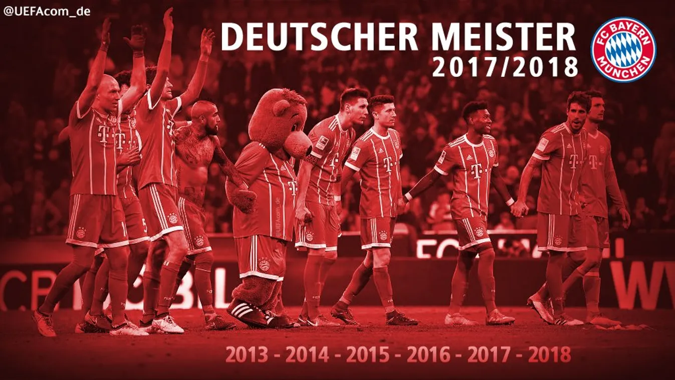 Sorozatban hatodszor bajnok a Bayern München