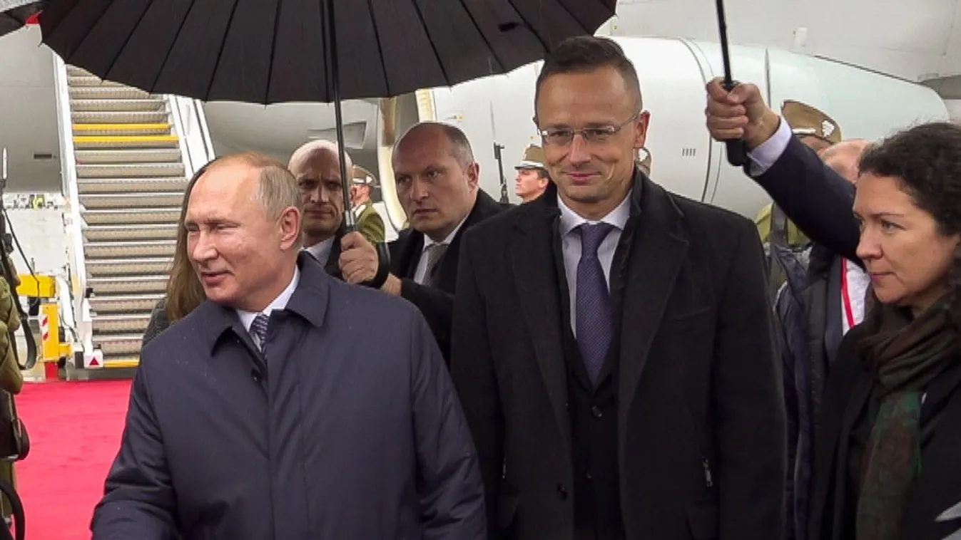 Megérkezett Budapestre Vlagyimir Putyin