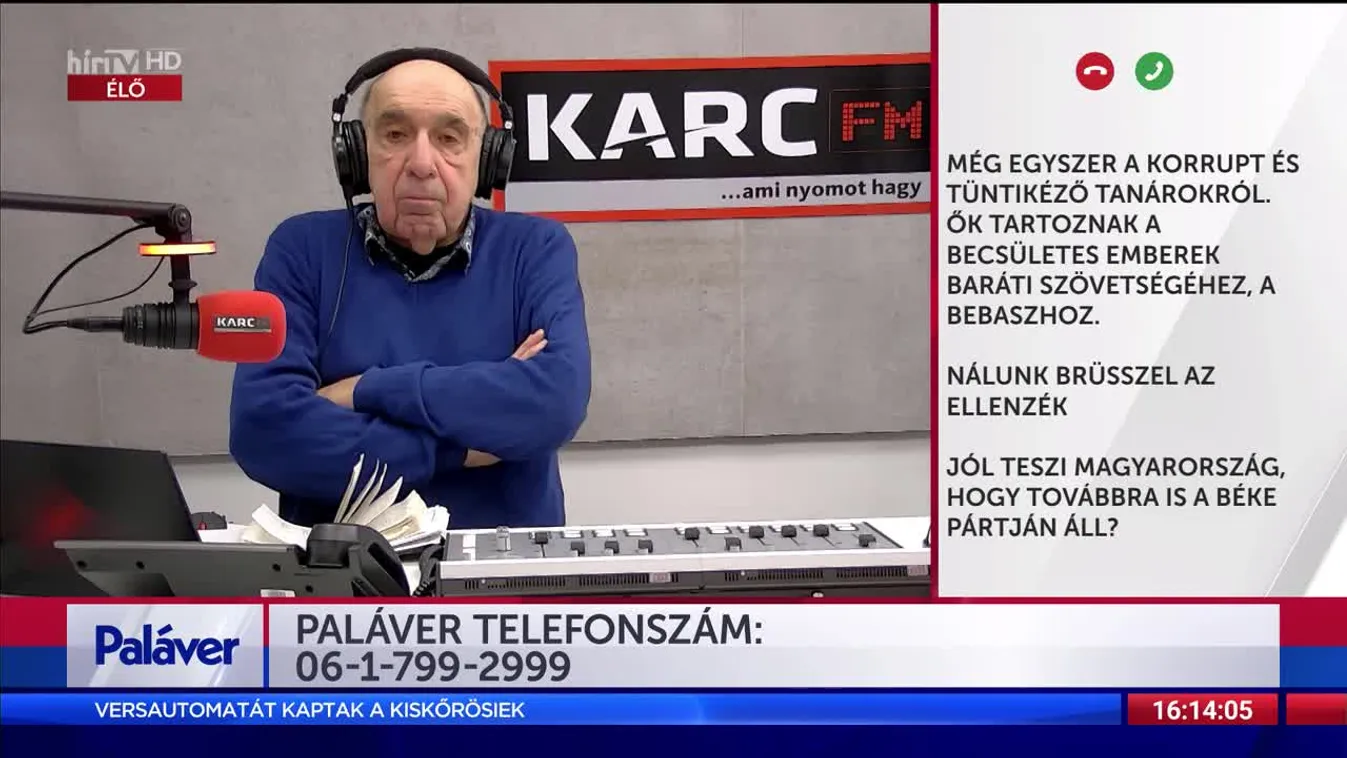 Paláver: Jól teszi Magyarország, hogy továbbra is a béke pártján áll?