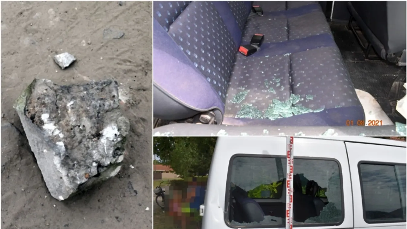 Lezárt akta: Betondarabbal dobálózott