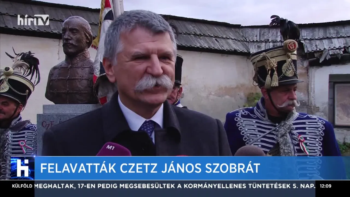 Felavatták Czetz János szobrát