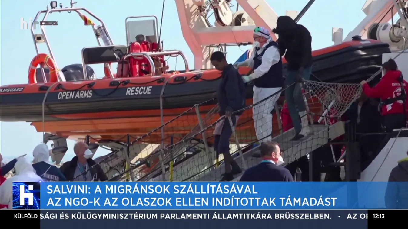 Salvini: A migránsok szállításával az NGO-k az olaszok ellen indítottak támadást