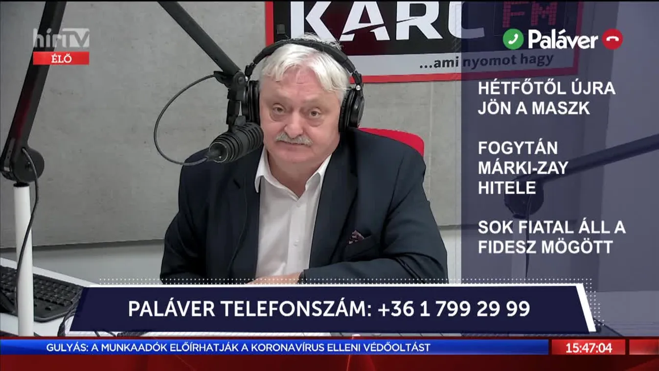 Paláver: Márki-Zay jobb lenne, ha nem zajongana annyit